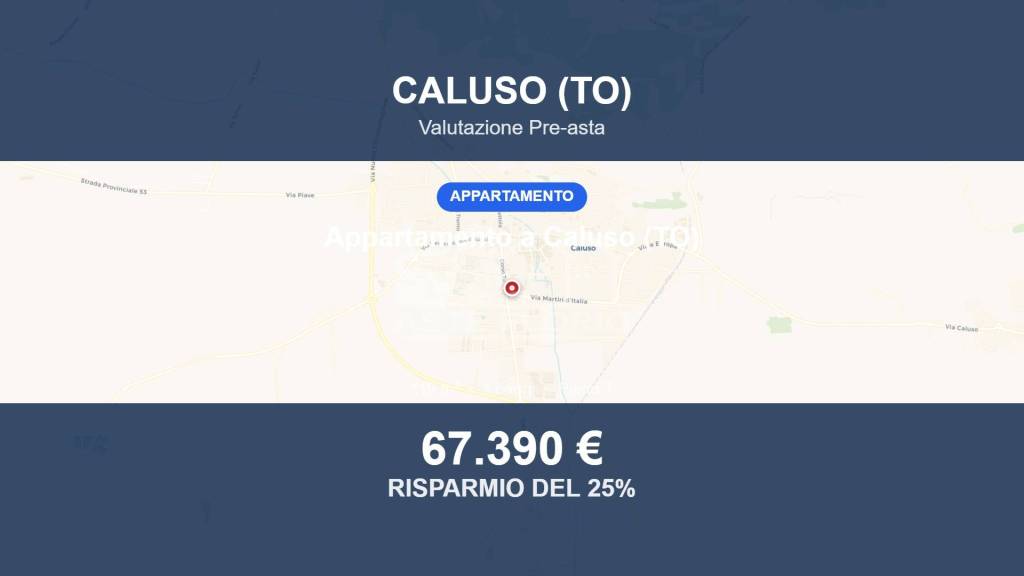 appartamento in vendita a Caluso