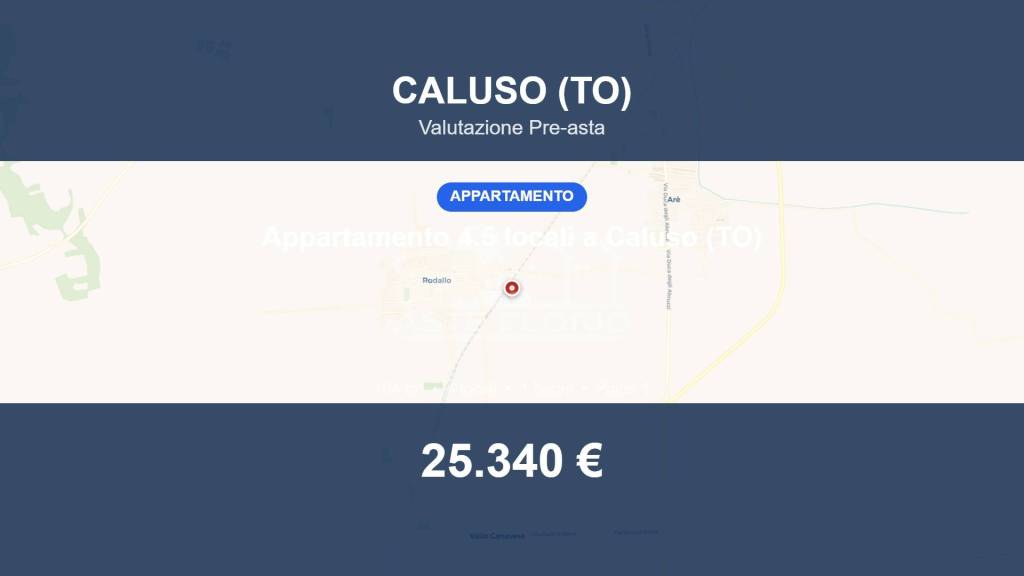 appartamento in vendita a Caluso in zona Rodallo