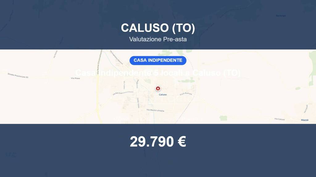 casa indipendente in vendita a Caluso