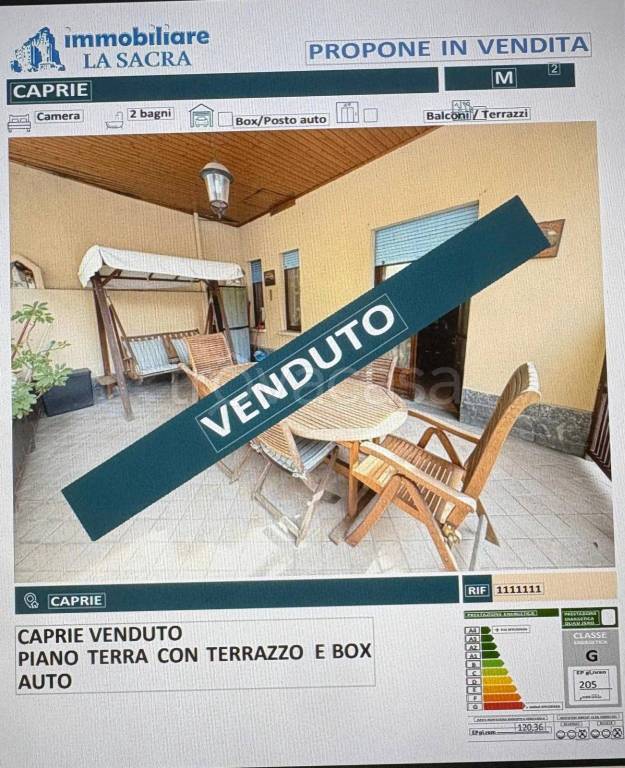 appartamento in vendita a Caprie in zona Novaretto