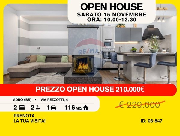 appartamento in vendita ad Adro