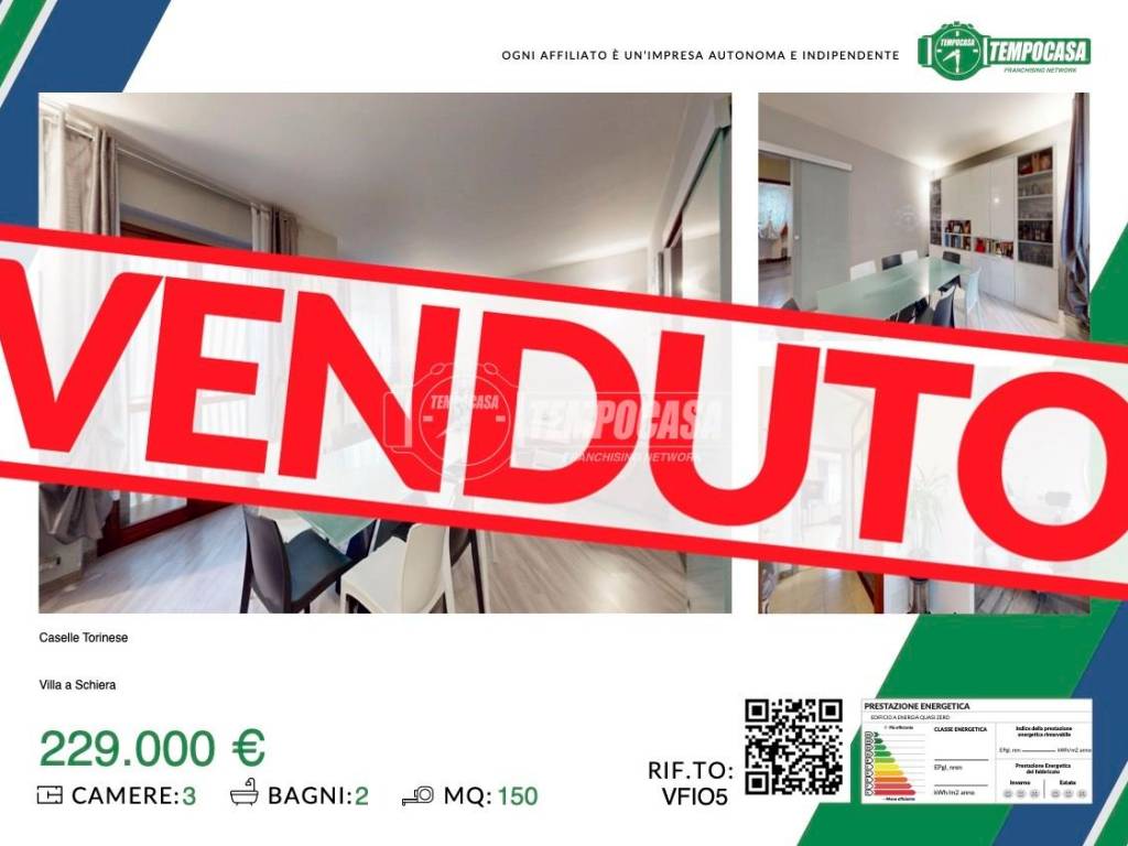 casa indipendente in vendita a Caselle Torinese