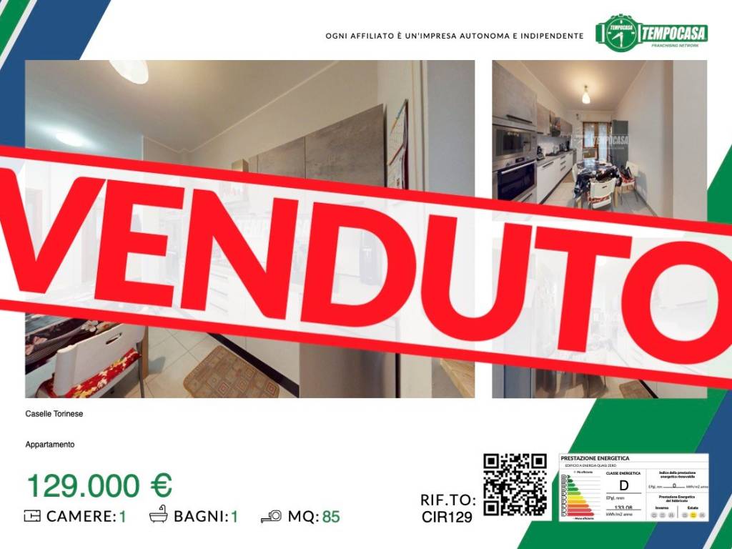 appartamento in vendita a Caselle Torinese