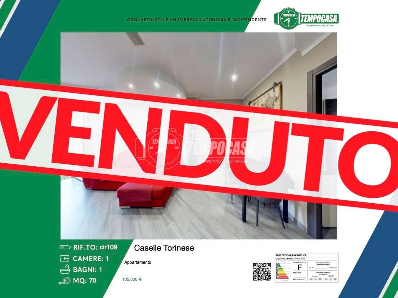 appartamento in vendita a Caselle Torinese