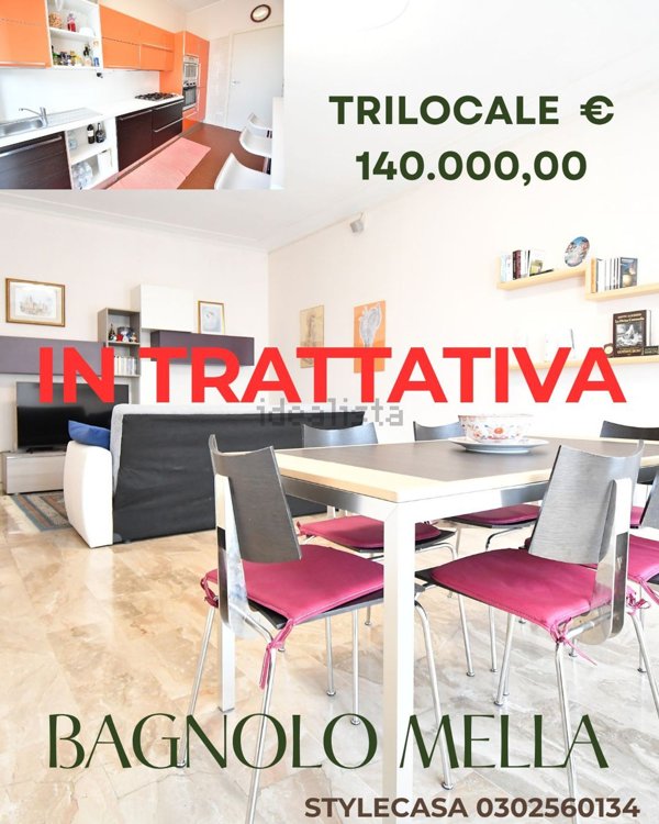 appartamento in vendita a Bagnolo Mella