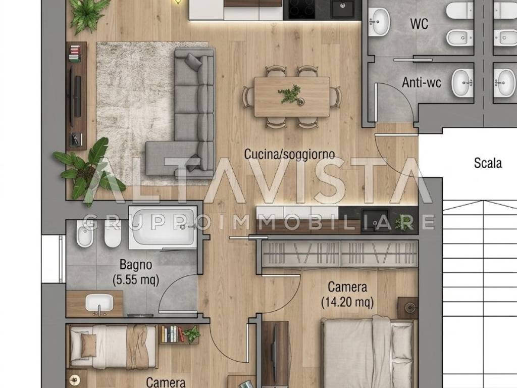 appartamento in vendita a Bedizzole in zona Piazza