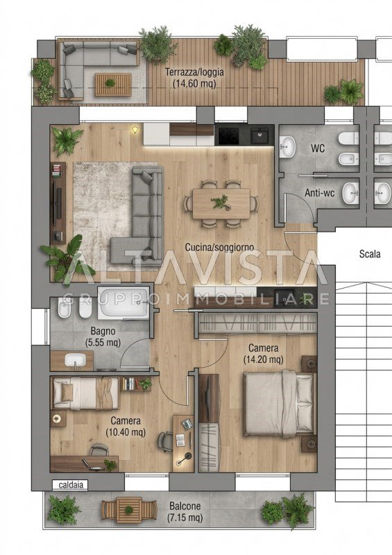 appartamento in vendita a Bedizzole in zona Piazza