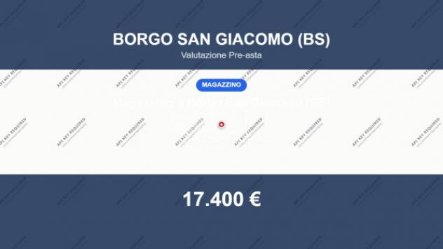 locale commerciale in vendita a Borgo San Giacomo