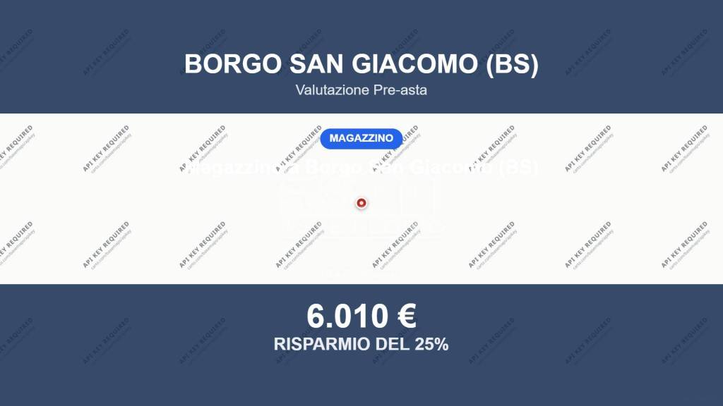 locale di sgombero in vendita a Borgo San Giacomo