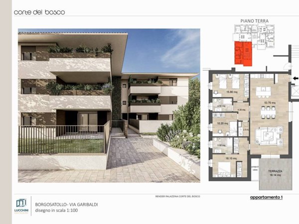 appartamento in vendita a Borgosatollo