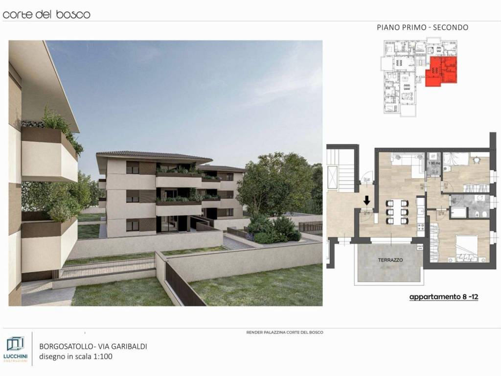 appartamento in vendita a Borgosatollo