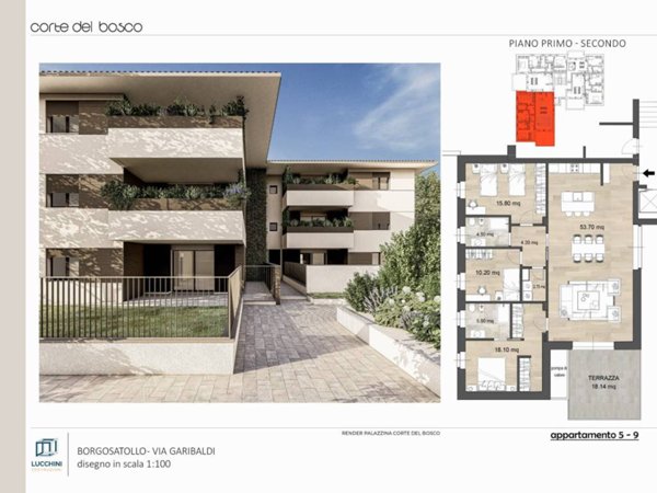 appartamento in vendita a Borgosatollo
