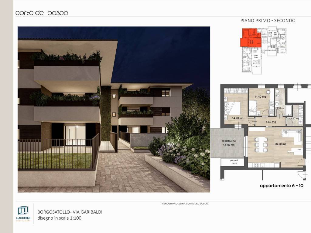 appartamento in vendita a Borgosatollo