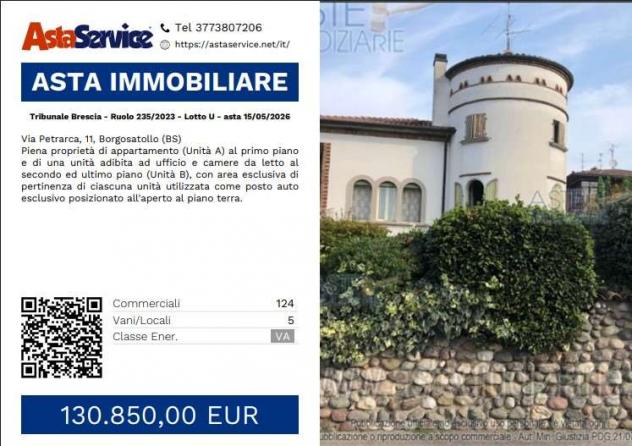 appartamento in vendita a Borgosatollo