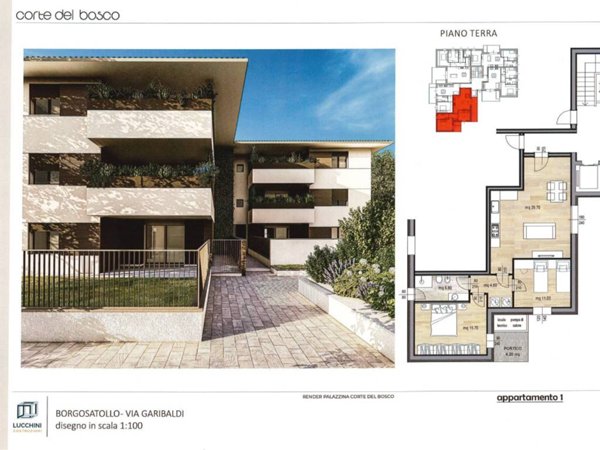 appartamento in vendita a Borgosatollo in zona Venezia