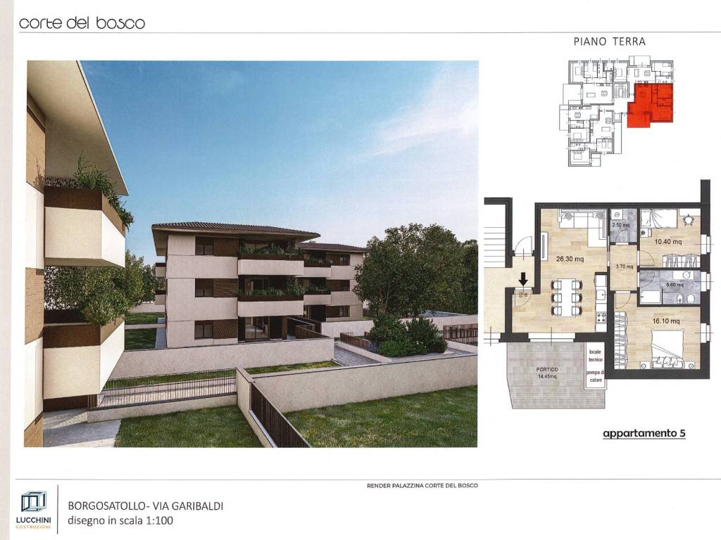 appartamento in vendita a Borgosatollo in zona Venezia