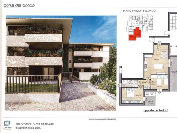 appartamento in vendita a Borgosatollo in zona Venezia