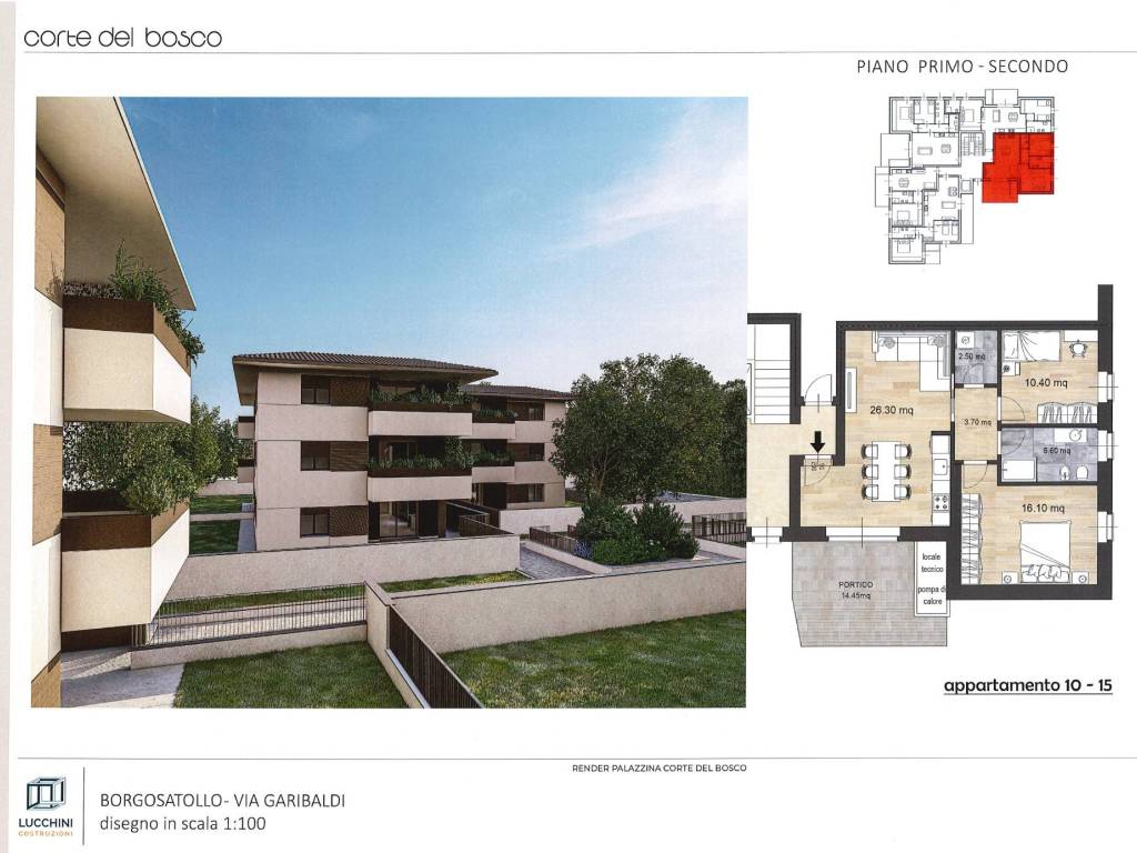appartamento in vendita a Borgosatollo in zona Venezia