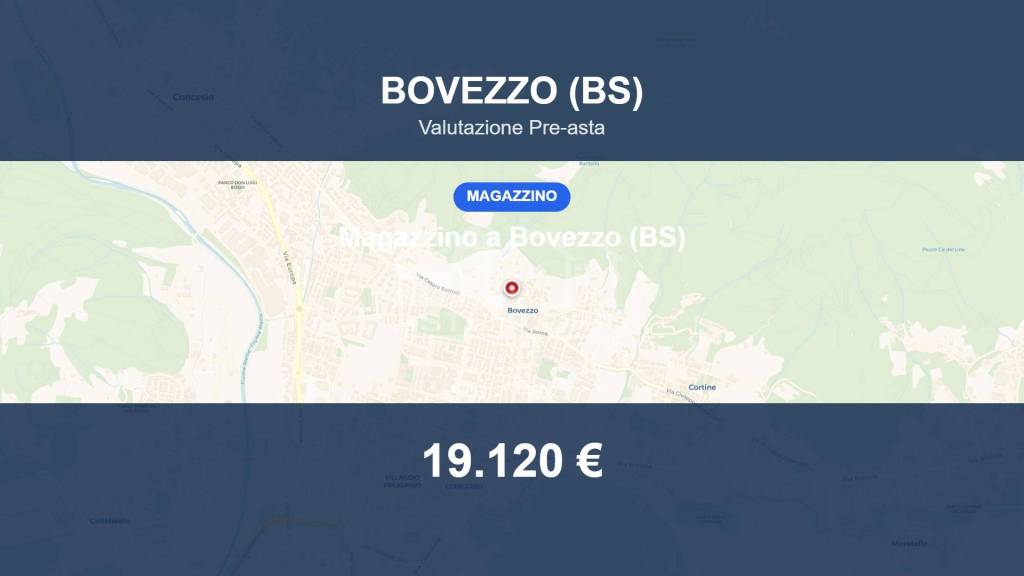locale commerciale in vendita a Bovezzo in zona Conicchio