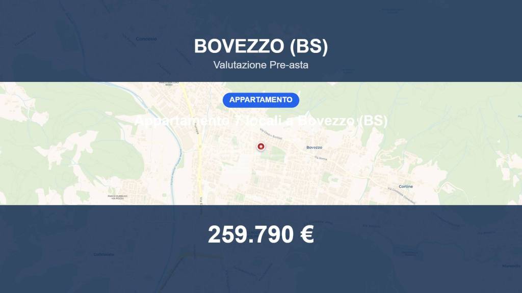 appartamento in vendita a Bovezzo in zona Conicchio