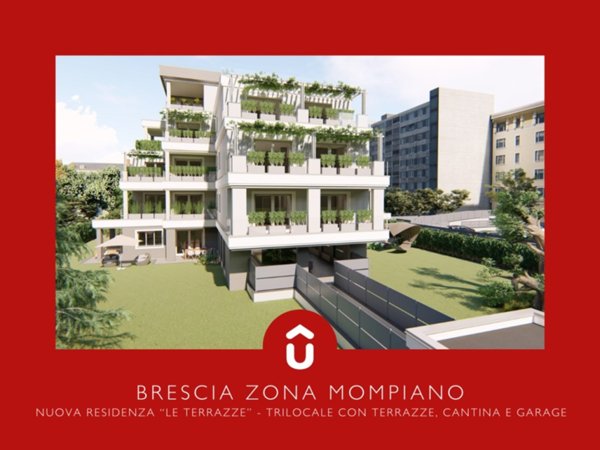 appartamento in vendita a Brescia in zona Mompiano