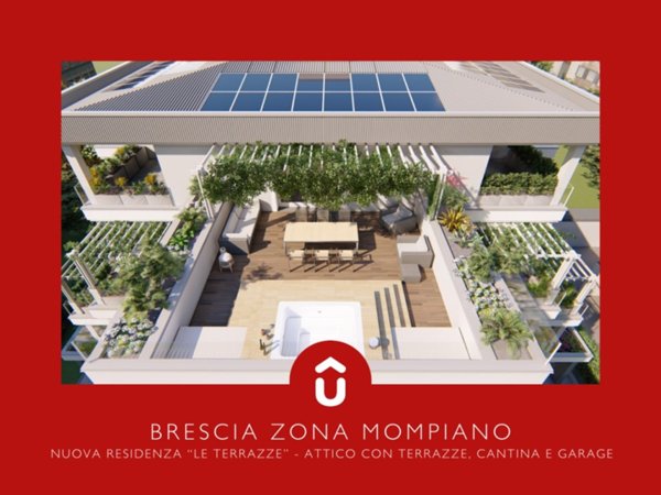 appartamento in vendita a Brescia in zona Mompiano