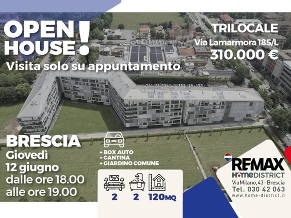 appartamento in vendita a Brescia in zona Volta