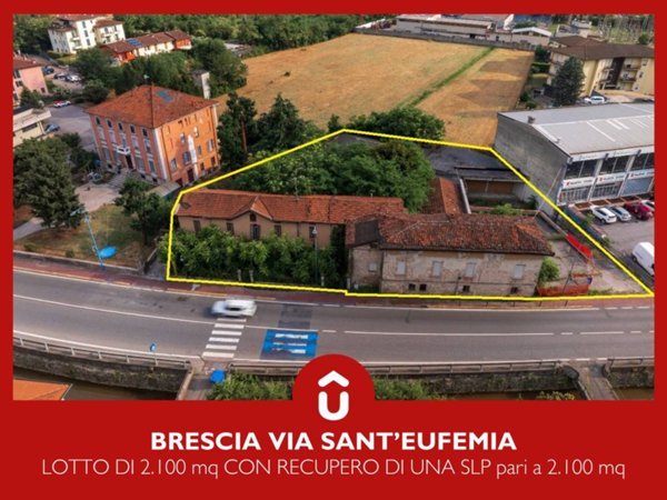 terreno edificabile in vendita a Brescia in zona Sant'Eufemia