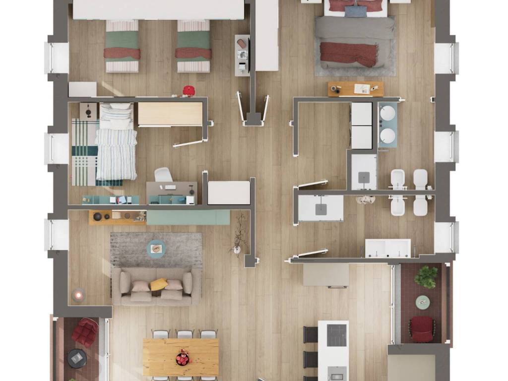 appartamento in vendita a Brescia in zona San Bartolomeo