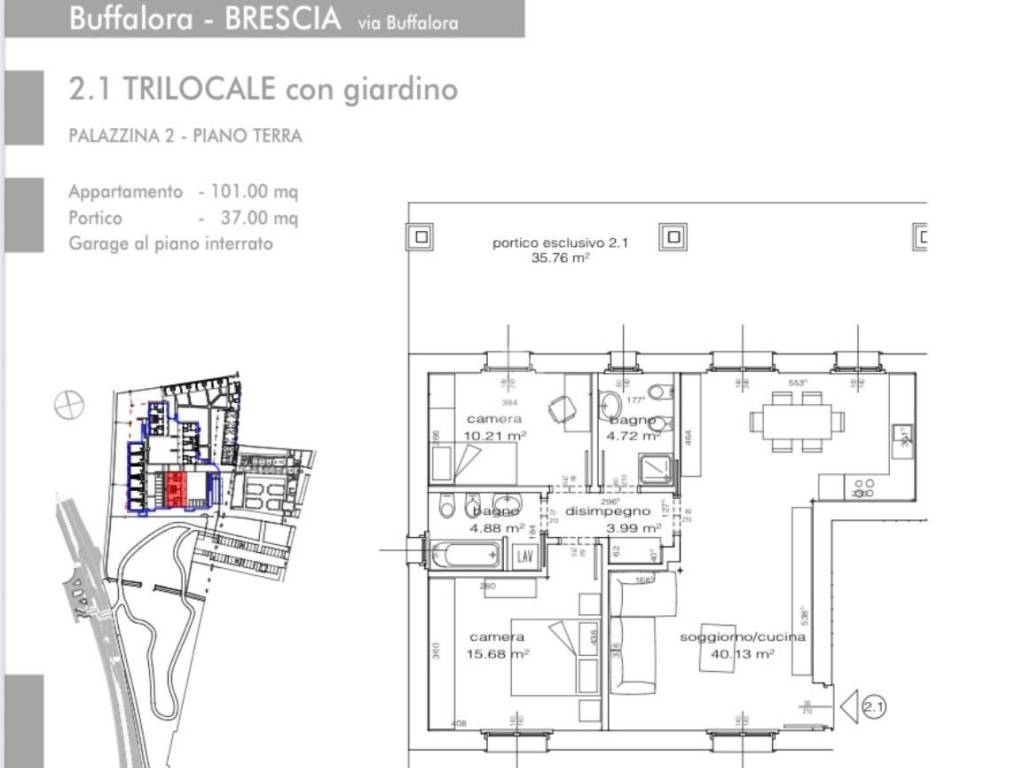 appartamento in vendita a Brescia in zona Buffalora