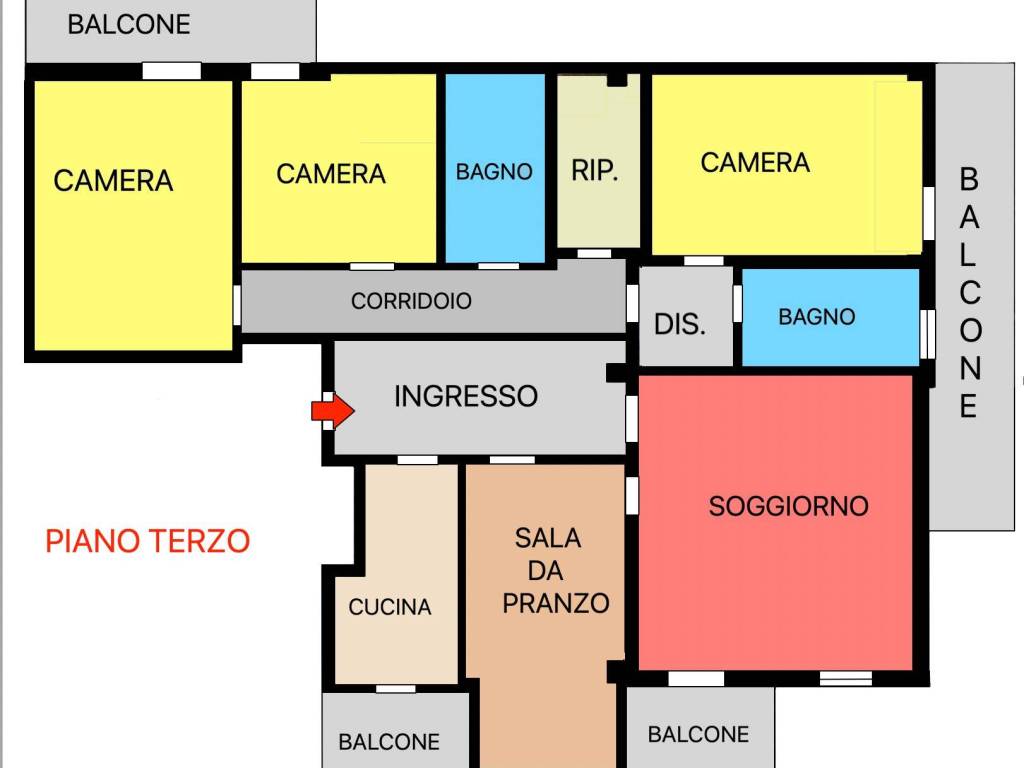 appartamento in vendita a Brescia in zona Volta