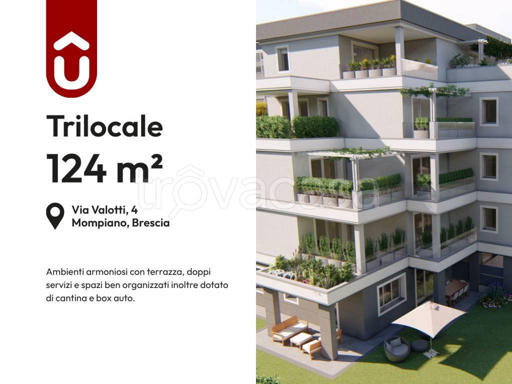 appartamento in vendita a Brescia in zona Mompiano