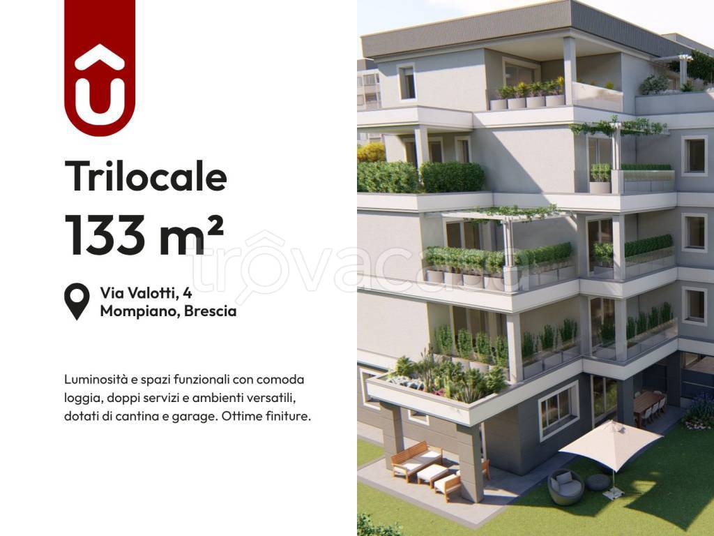appartamento in vendita a Brescia in zona Mompiano