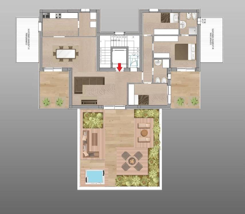 appartamento in vendita a Brescia in zona Villaggio Prealpino