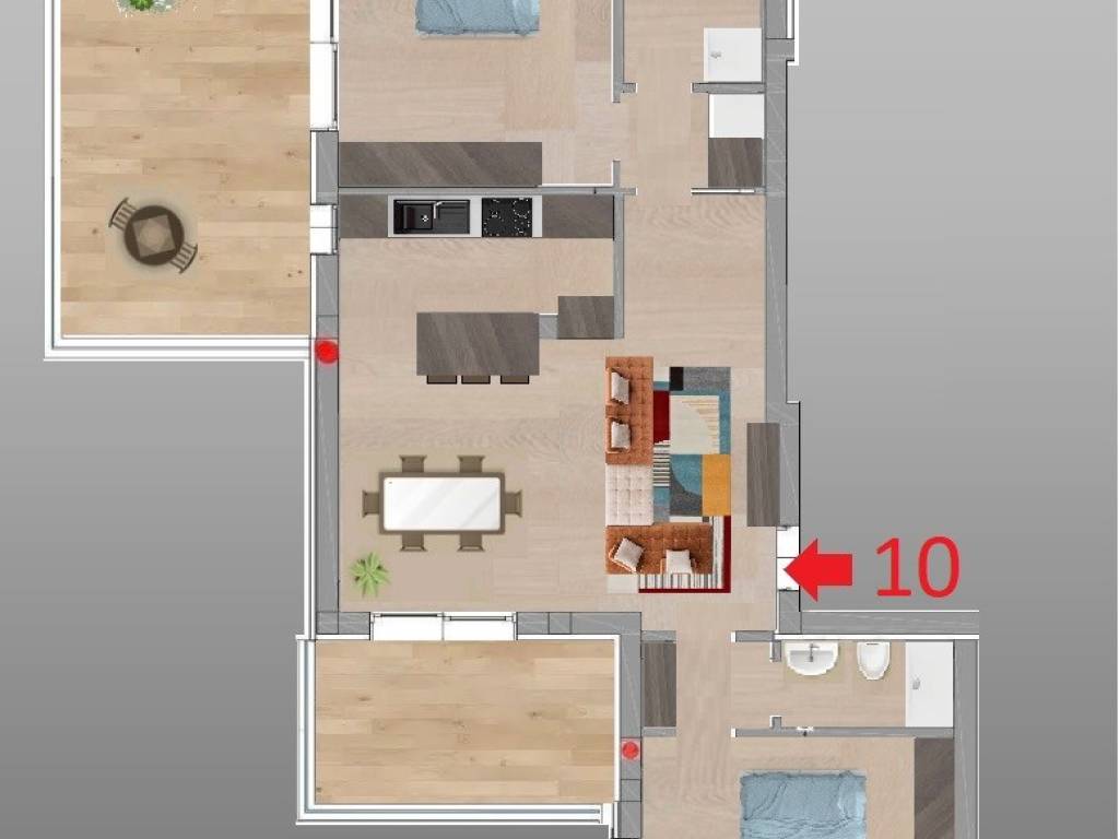 appartamento in vendita a Brescia in zona Crocifissa di Rosa