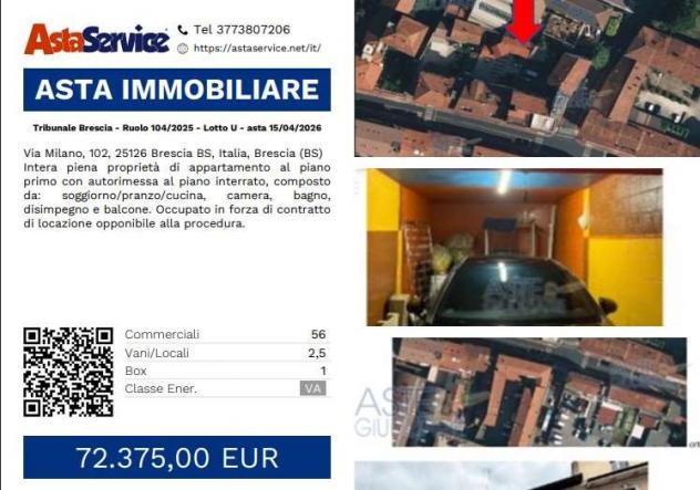 appartamento in vendita a Brescia in zona Fiumicello