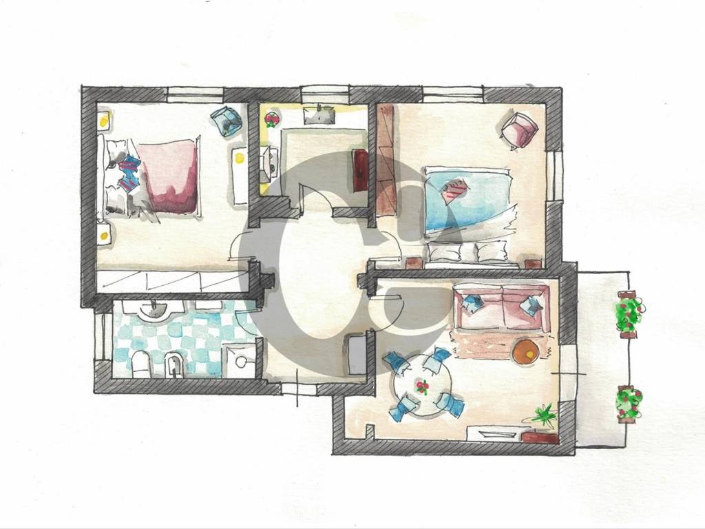 appartamento in vendita a Brescia in zona Crocifissa di Rosa