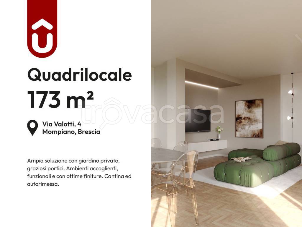 appartamento in vendita a Brescia in zona Mompiano