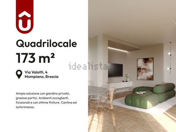 appartamento in vendita a Brescia in zona Mompiano