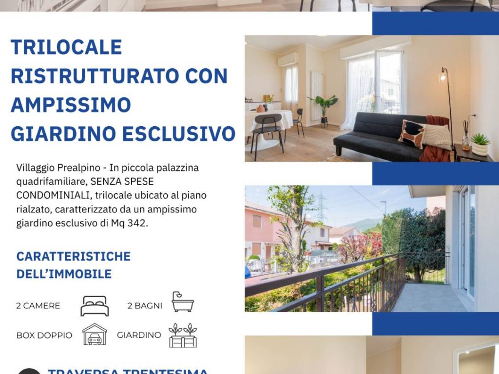 appartamento in vendita a Brescia in zona Villaggio Prealpino