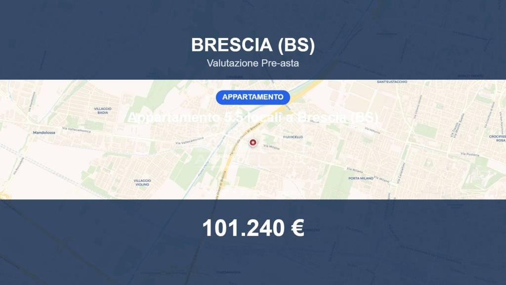 appartamento in vendita a Brescia