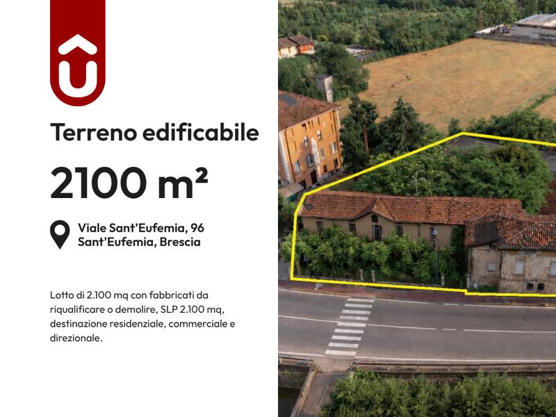 terreno edificabile in vendita a Brescia in zona Sant'Eufemia