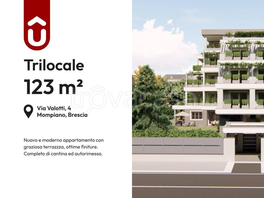 appartamento in vendita a Brescia in zona Mompiano