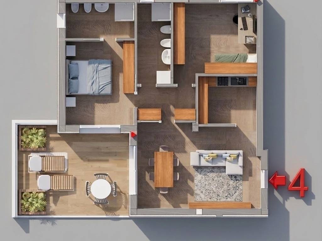 appartamento in vendita a Brescia in zona Borgo Trento