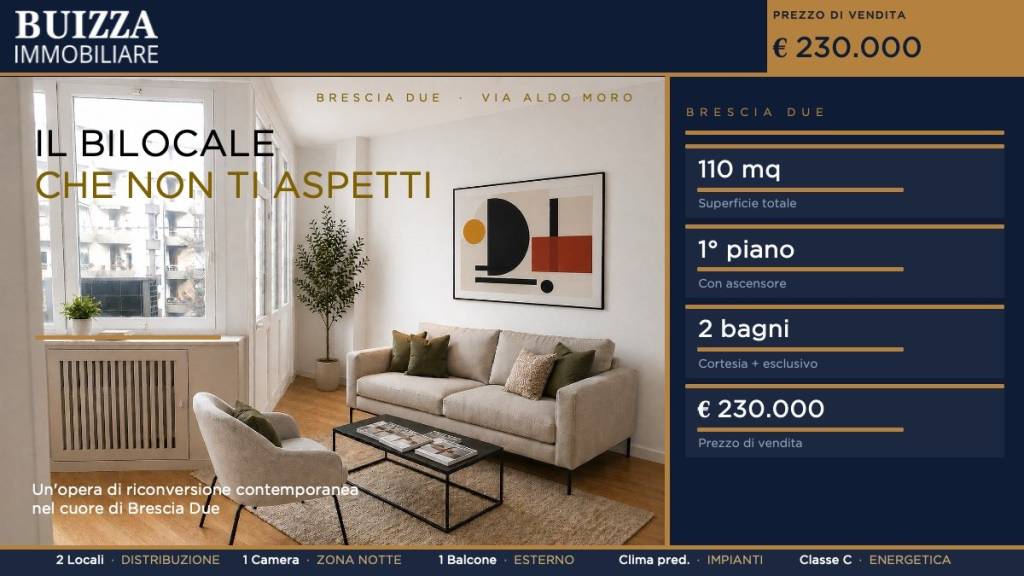 appartamento in vendita a Brescia in zona Lamarmora