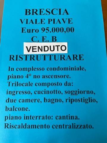 appartamento in vendita a Brescia in zona Porta Venezia