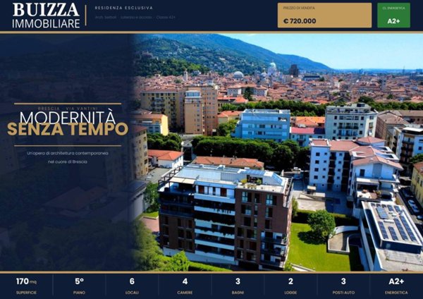 appartamento in vendita a Brescia in zona Porta Milano