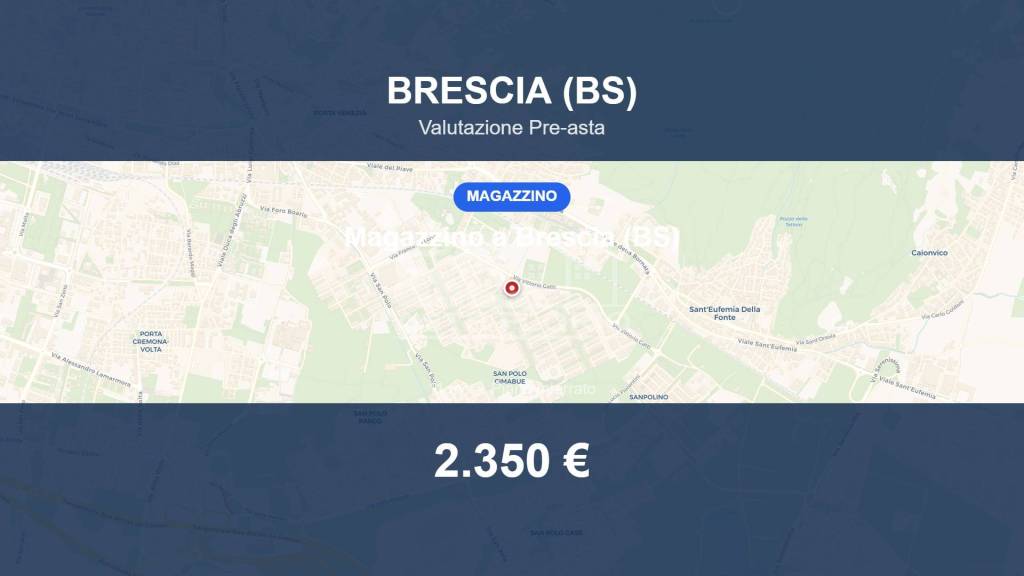 locale commerciale in vendita a Brescia in zona San Polo