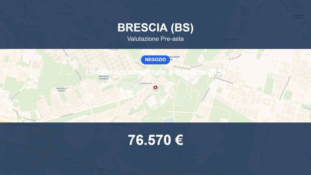 negozio in vendita a Brescia in zona Sant'Eufemia