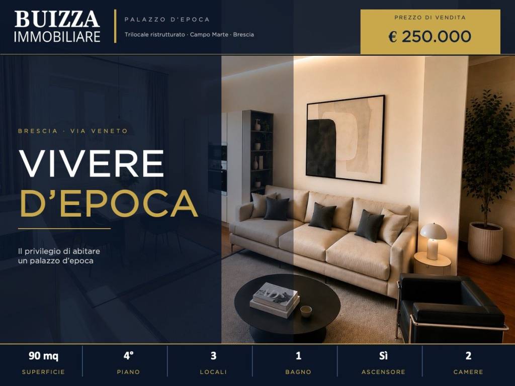 appartamento in vendita a Brescia in zona Campo Marte